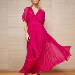 La Ligne Constance Magenta Dress